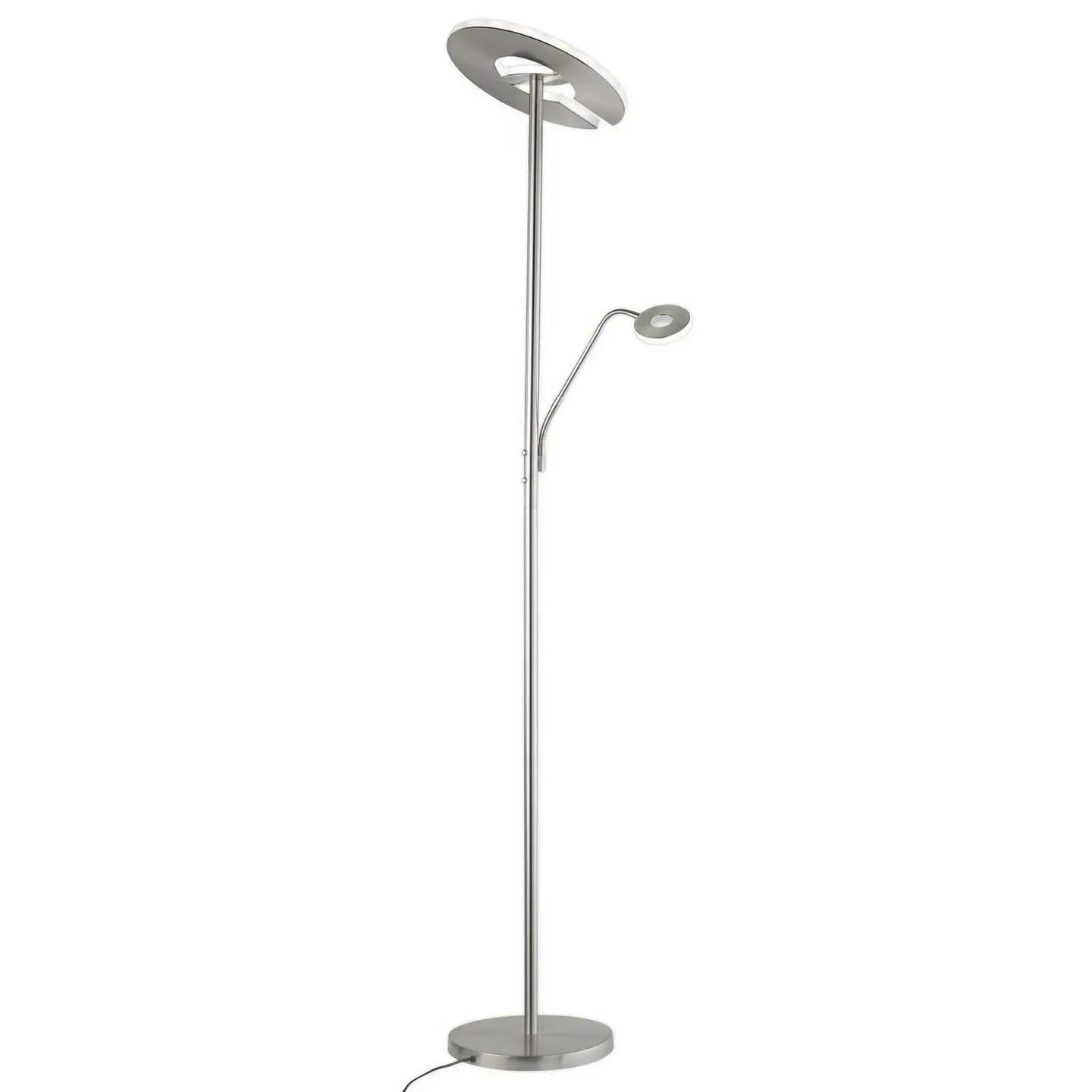 B-Ware Fischer Honsel Stehleuchte Stehlampe Led Dent Weiß Dimmbar 180 Cm Siehe Text