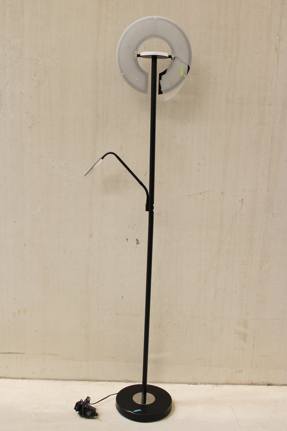 Stehleuchte Stehlampe FISCHER HONSEL LED Dent schwarz Lampe SIEHE TEXT/FOTO - 4003694403184