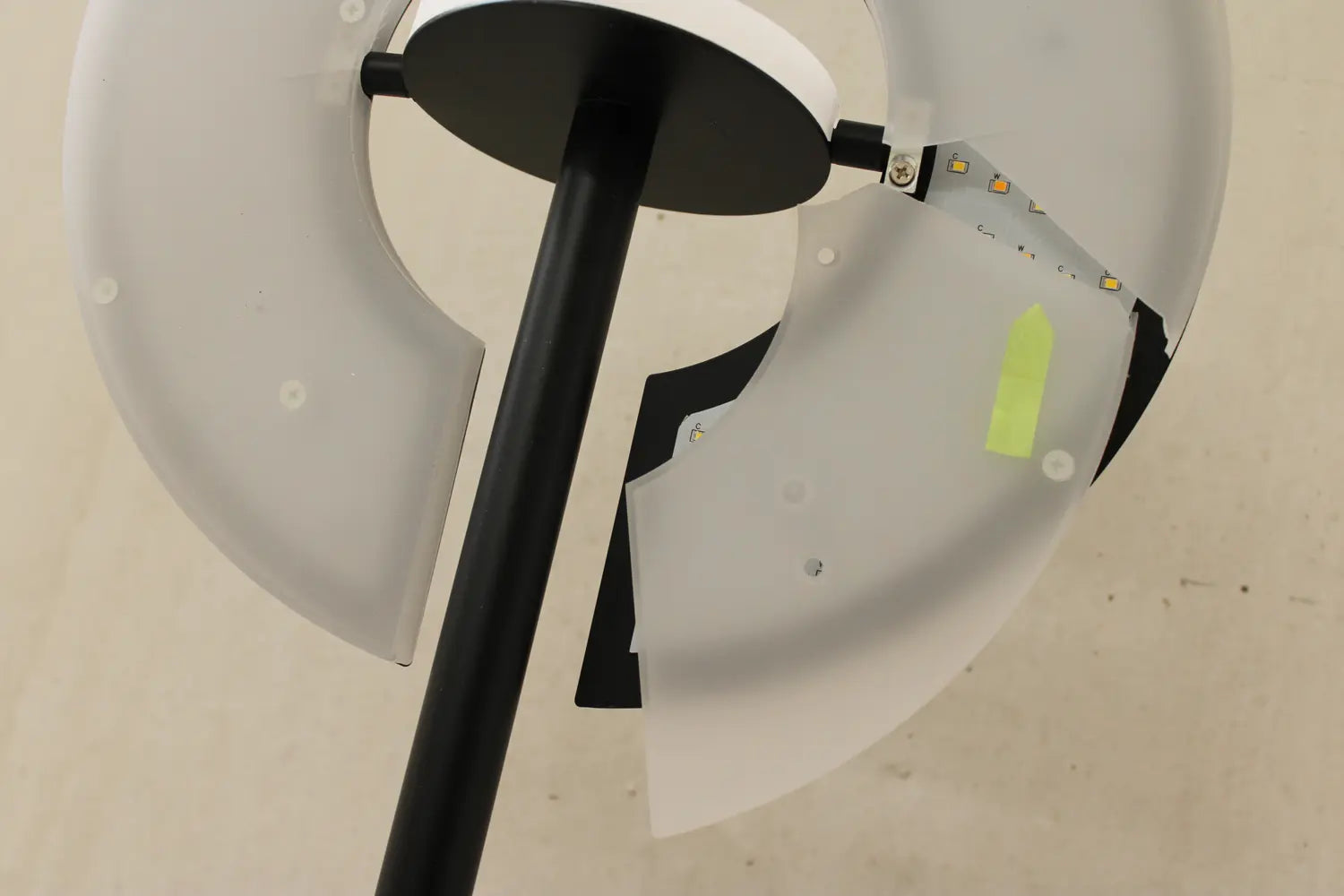 B-Ware Stehleuchte Stehlampe Fischer Honsel Led Dent Schwarz Lampe Siehe Text/Foto - 4003694403184