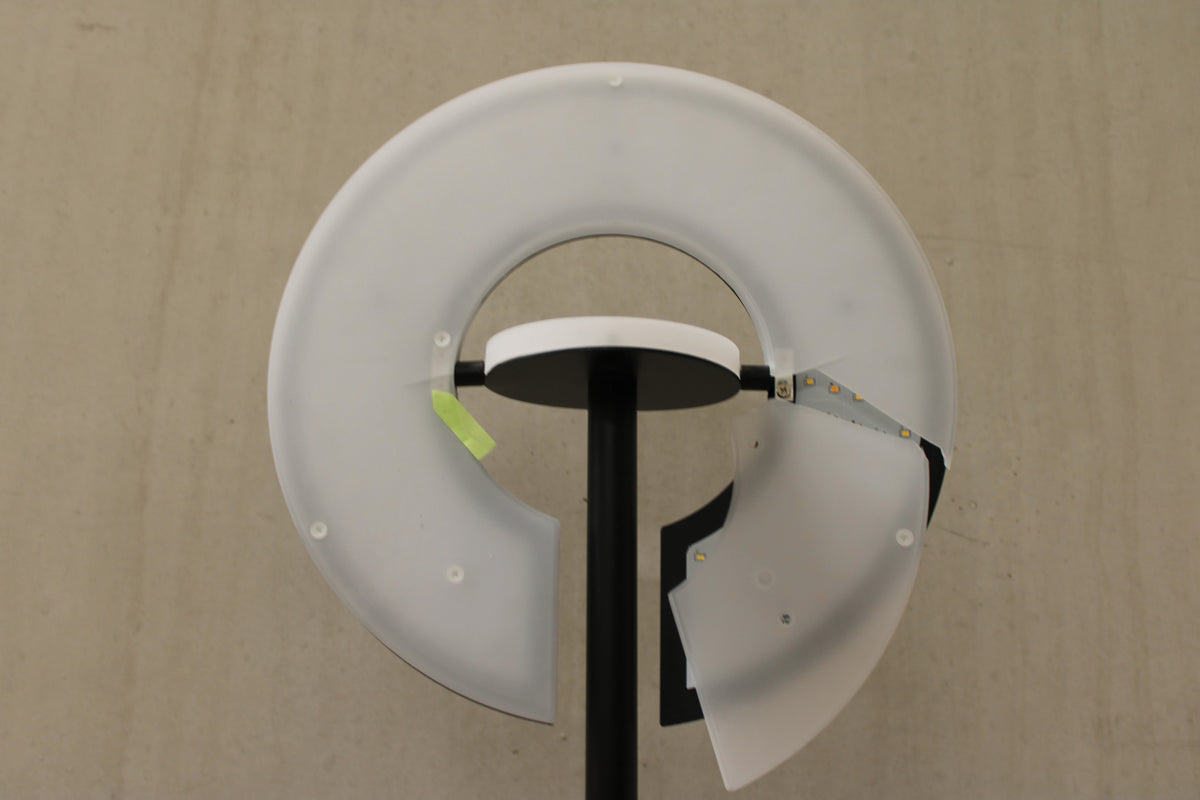 Stehleuchte Stehlampe FISCHER HONSEL LED Dent schwarz Lampe SIEHE TEXT/FOTO - 4003694403184