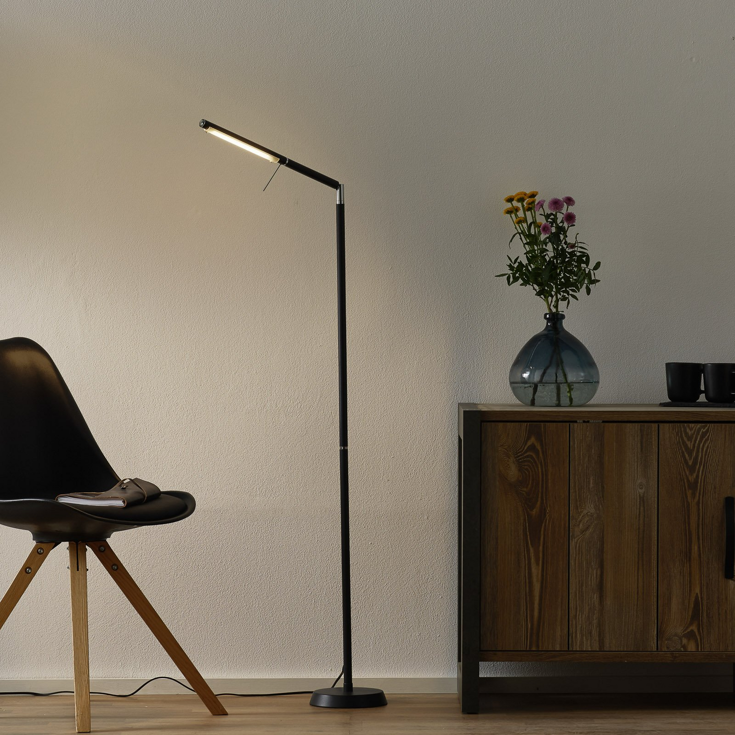 B-Ware Trio Lighting Led Leseleuchte Filigran Standleuchte Stehlampe Mit Sensordimmer - 4017807382525
