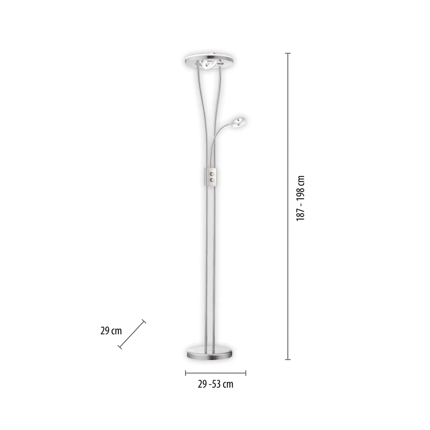 B-Ware Stehleuchte Stehlampe Beleuchtung Lampe Leuchte Licht Wohnzimmer Schlafzimm685 - 4043689916374