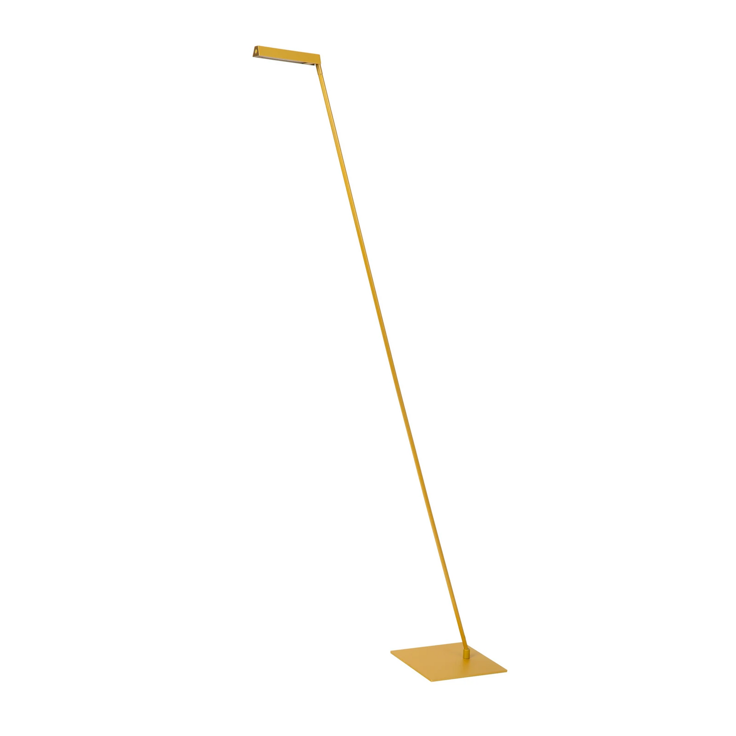 B-Ware Lucide Led Stehleuchte Lavale Stehlampe Leselampe Ockergelb Dimmbar Höhe 138 Cm