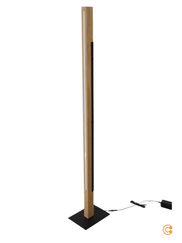 B-Ware Deko Light Led Stehleuchte Madera Stehlampe Stehleuchte Aus Eichenholz Dimmbar - 4042943169648