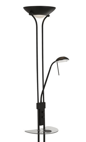 B-Ware Searchlight Electric Led Stehleuchte Mother & Child Schwarz Leselampe Lampe Spot