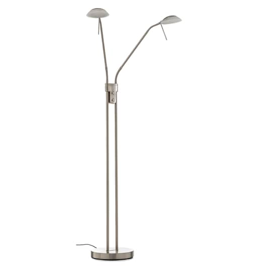 B-Ware Fischer & Honsel Led Stehleuchte Stehlampe Lampe Pool Tw, Zweiflammig, Nickel - 4003694400749