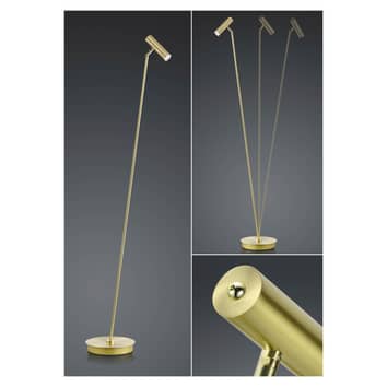HELL LED-Stehleuchte Tom Stehlampe Standleuchte Leuchte Lampe dimmbar messing - 4045542224619