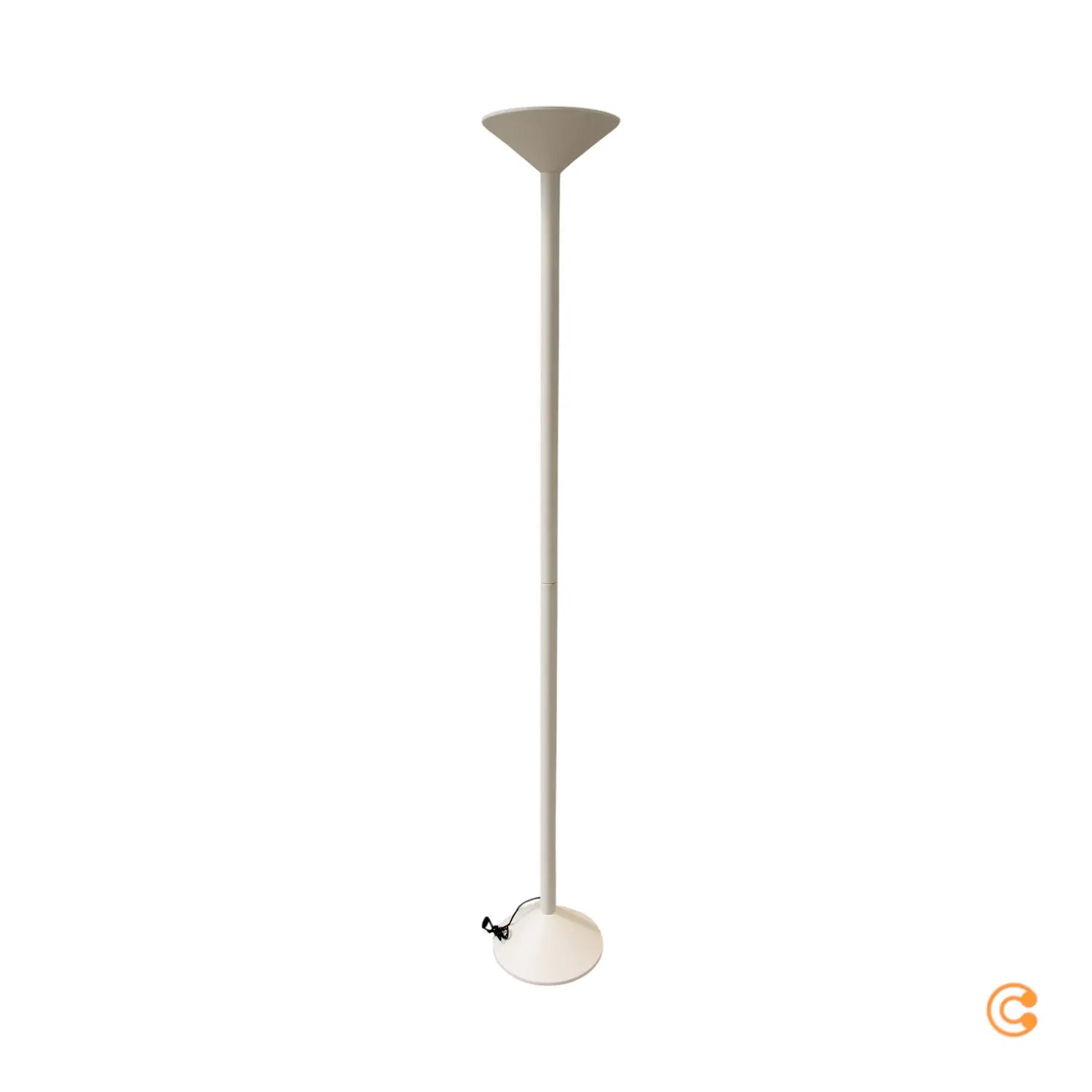 B-Ware Fabas Luce Stehleuchte Standlampe Led Tratto Weiß Metall Dimmer Touch Wohnzimmer - 8019282550150