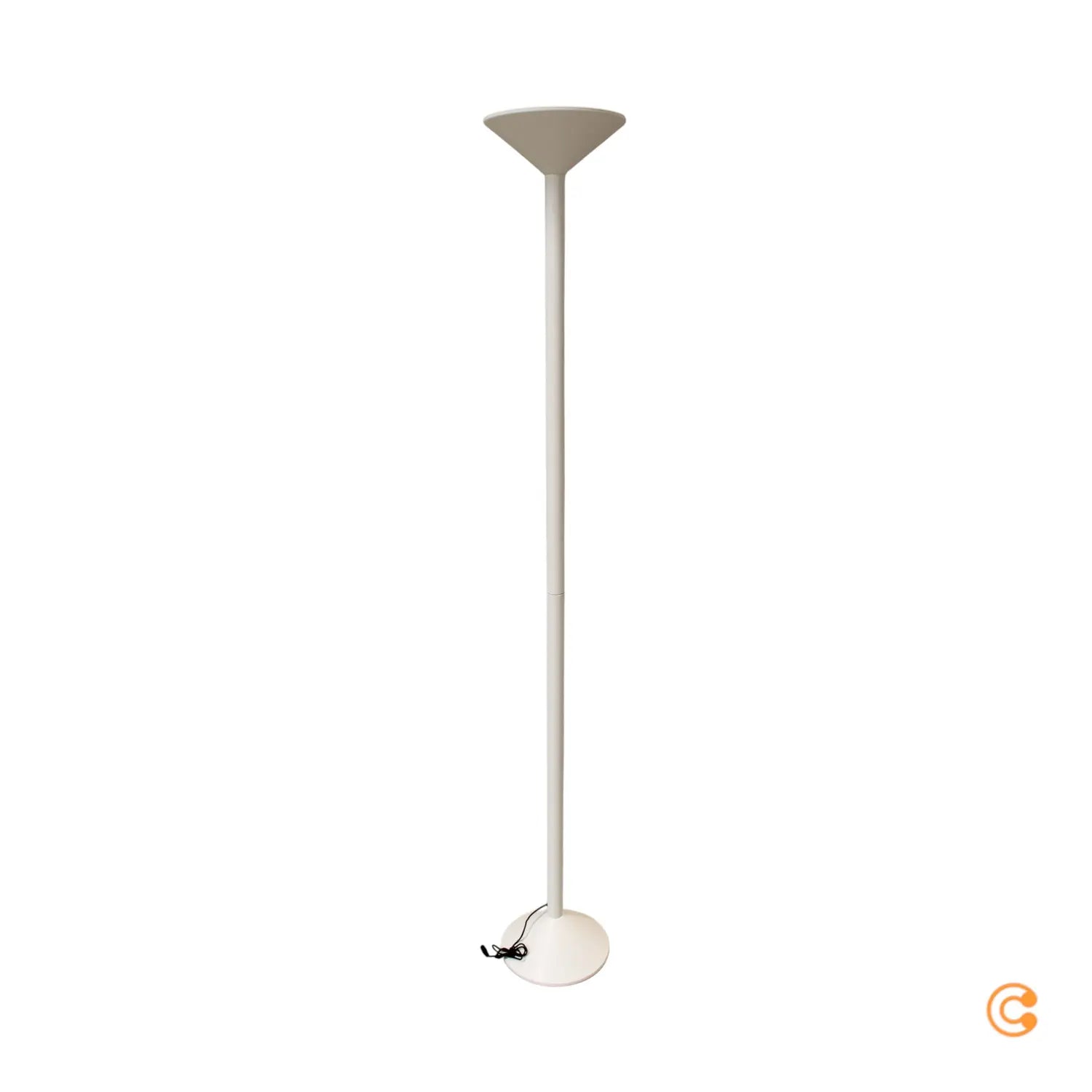 B-Ware Fabas Luce Stehleuchte Standlampe Led Tratto Weiß Metall Dimmer Touch Wohnzimmer - 8019282550150