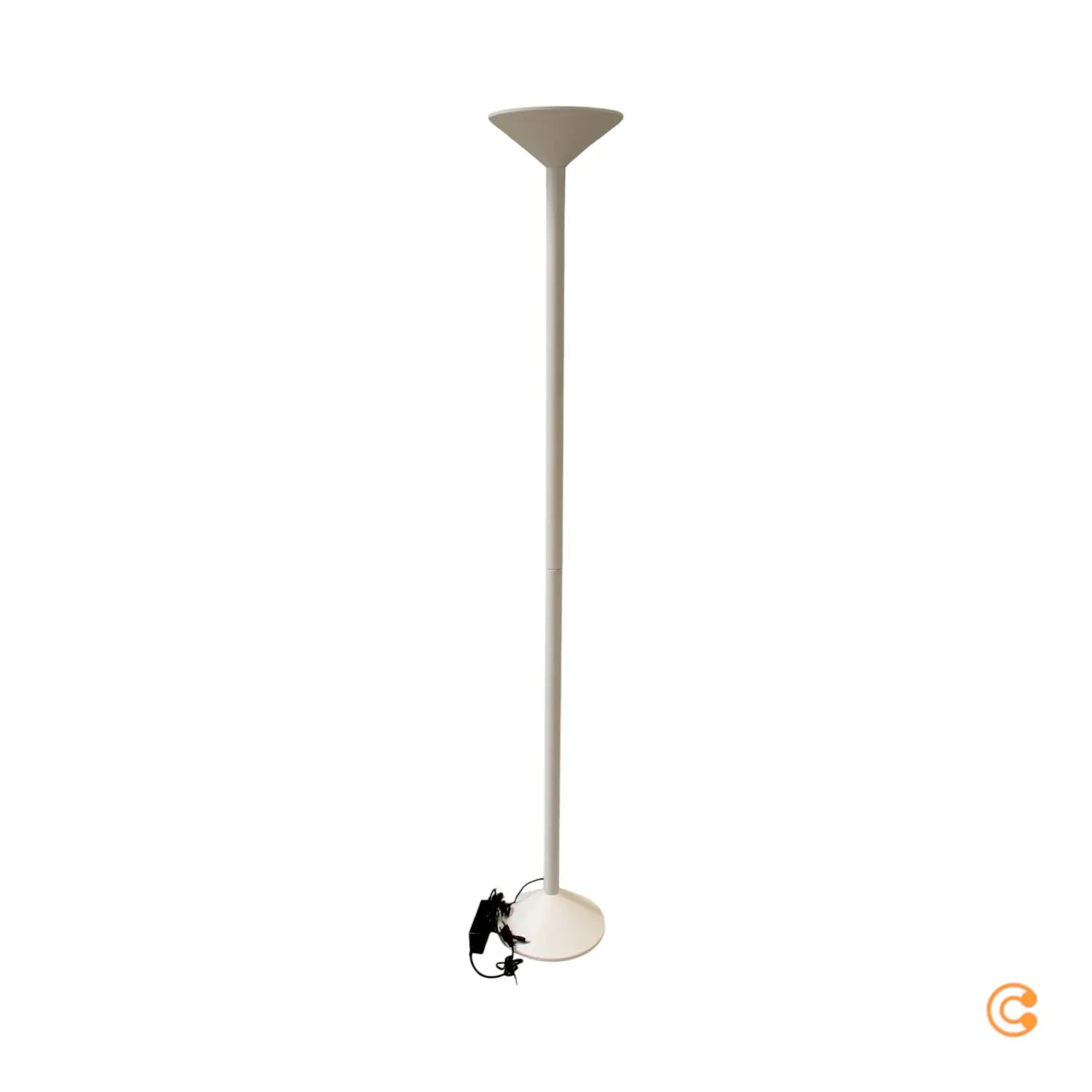 B-Ware Fabas Luce Stehleuchte Standlampe Led Tratto Weiß Metall Dimmer Touch Wohnzimmer - 8019282550150