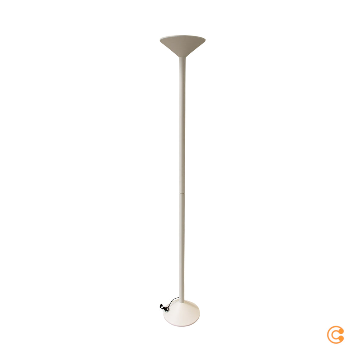 Fabas Luce Stehleuchte Standlampe LED Tratto Weiß Metall Dimmer Touch Wohnzimmer - 8019282550150