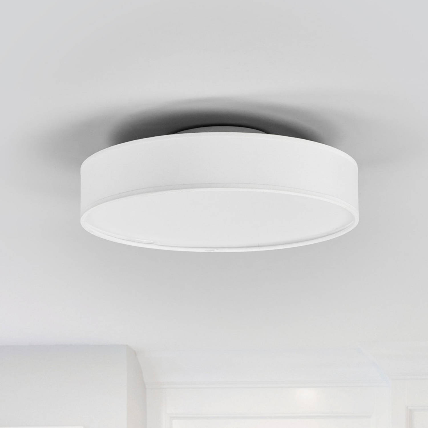 B-Ware Lindby Led Stoffdeckenlampe Saira Deckenleuchte Deckenlampe Leuchte Wohnzimmer   - 4251096522099