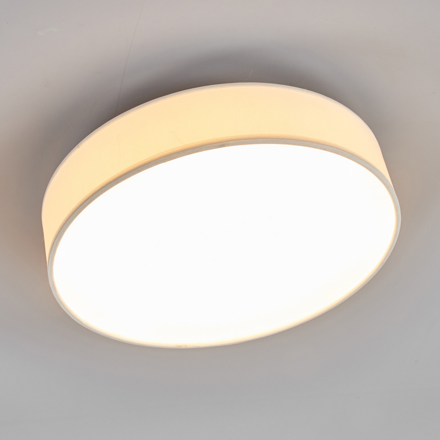B-Ware Lindby Led Stoffdeckenlampe Saira Deckenleuchte Deckenlampe Leuchte Wohnzimmer   - 4251096522099
