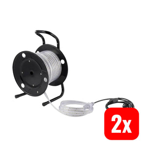 B-Ware Sygonix Led Strip Kabelrolle 25 M Led Streifen Band Licht Kaltweiß 2 Stück