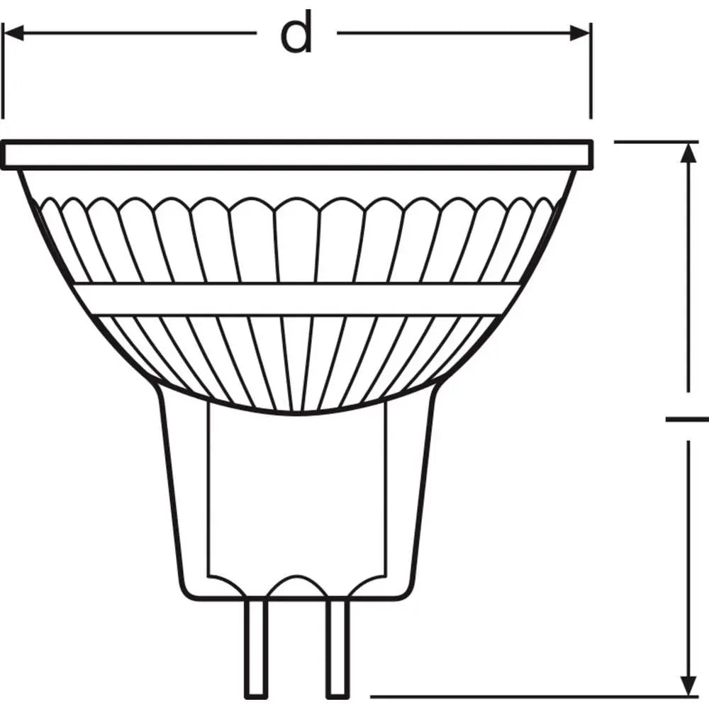 B-Ware Osram Led Reflektorlampe Spot Lampe Gu5.3 Warmweiß Transparent 3,4 W 12 V 5 Stück - 4099854457012