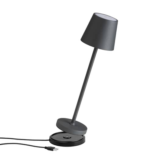 Lcd Led Tischleuchte 5099 Tischlampe Schreibtischlampe Leuchte Dimmbar Graphit B-Ware - 4260277681111