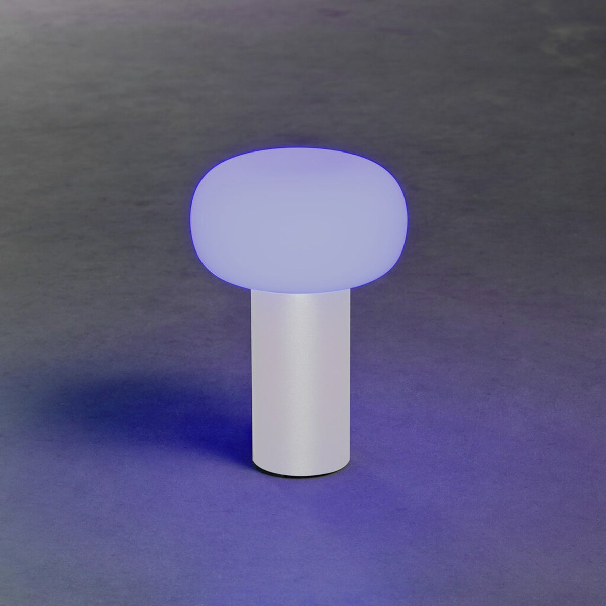 Antibes LED Tischleuchte Terrassenleuchte Akku RGBW Glas Aluminium weiß IP54 - 7318308262529