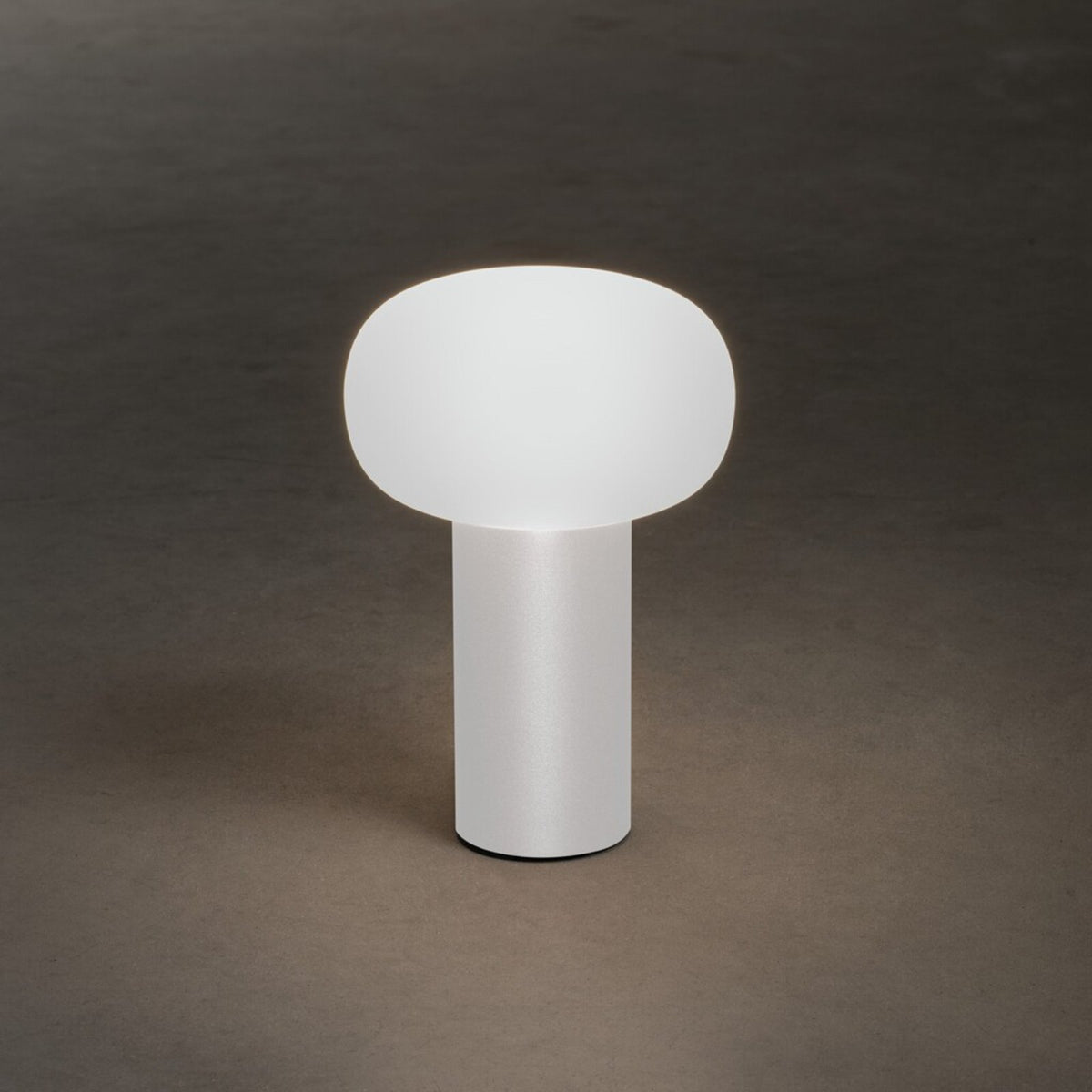 Antibes LED Tischleuchte Terrassenleuchte Akku RGBW Glas Aluminium weiß IP54 - 7318308262529