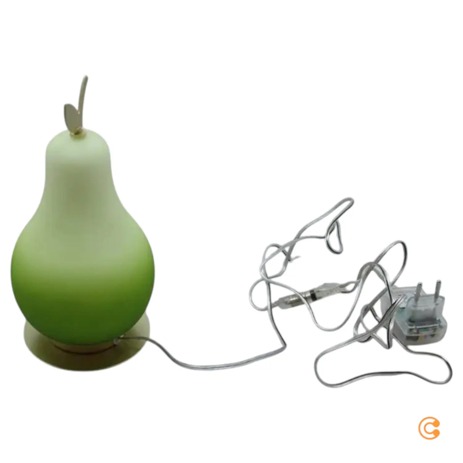 B-Ware Led Tischleuchte Wilma Tischlampe Led Lampe Grün Messing Birnenform Dimmbar - 8019282546344
