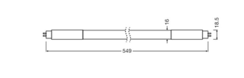 Ledvance Led Röhre Eek: D (A   G) G5 Röhrenform T5 7 Leuchtmittel 2 Stück B-Ware