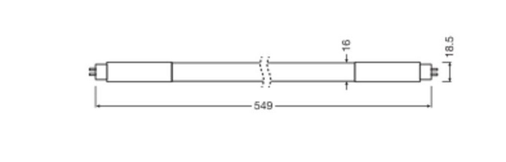 Ledvance Led Röhre Eek: D (A   G) G5 Röhrenform T5 7 Leuchtmittel 2 Stück B-Ware