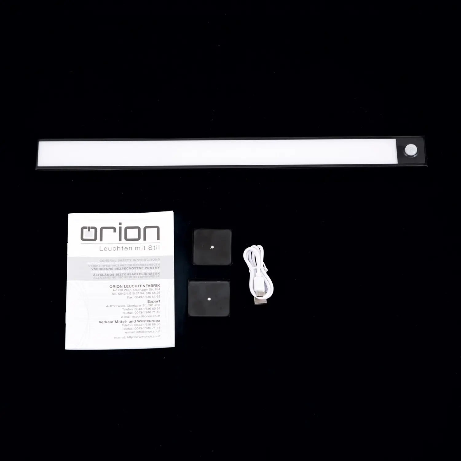 B-Ware Norman Unterbauleuchte Lichtleiste Led Akku Sensor Usb Aluminium Kunststoff - 9003090275663