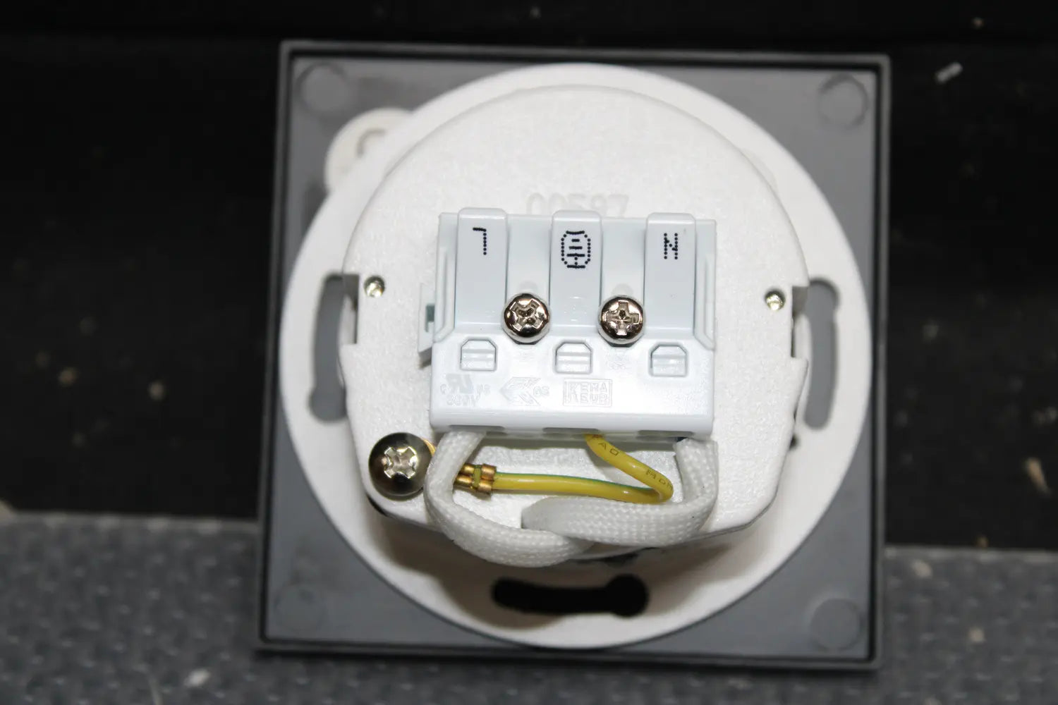 B-Ware Deko Light Led Wandeinbaulampe Set Leuchte Alwaid Schwarz 8x8cm Stufe 2700 K - 4042943179159