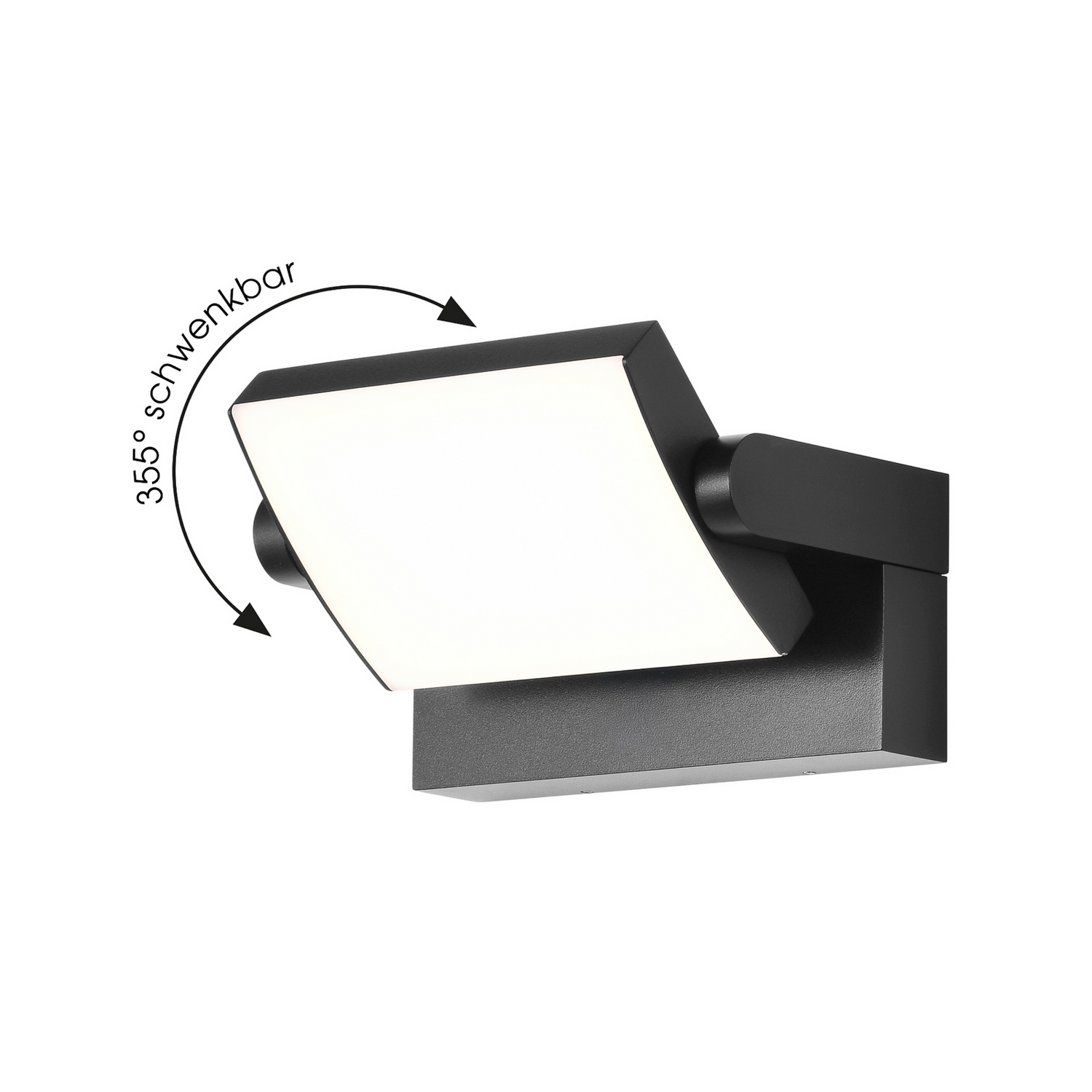 B-Ware Cmd Led Wandlampe Wandleuchte Außenleuchte Anthrazit Cmd 9080 Breite 21 Cm Ip54 - 4260045646786