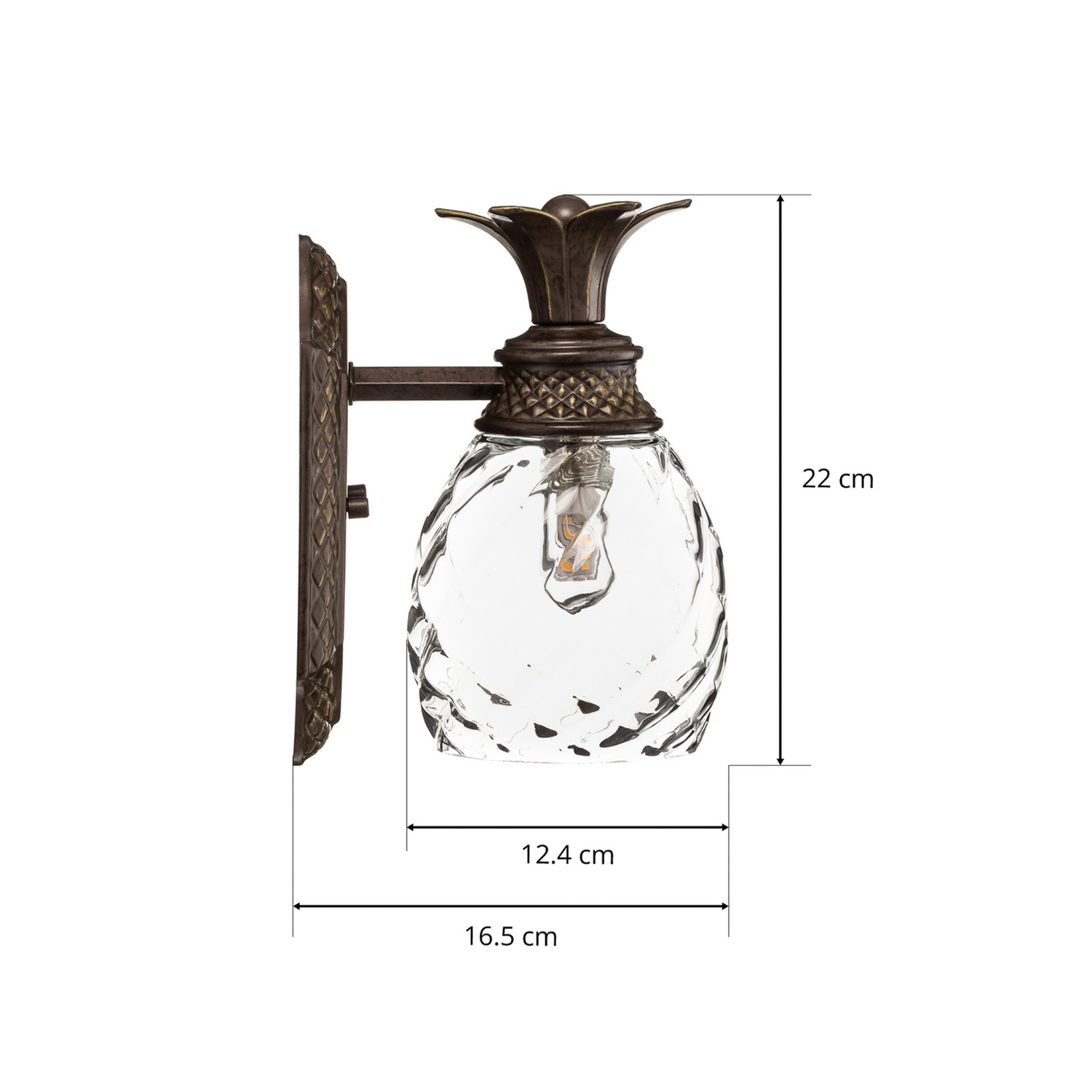 B-Ware Plantation Led Wandlampe Wandleuchte Led Leuchte Abwärts Strahlend - 5024005290216