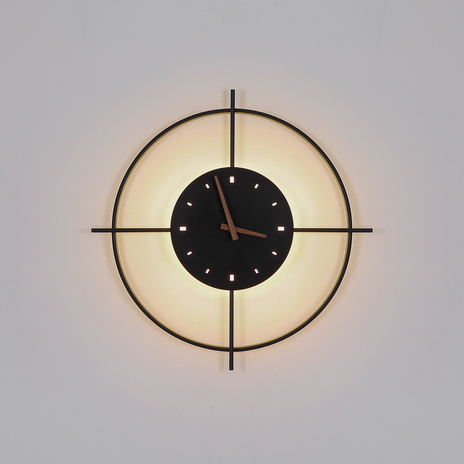 B-Ware Wandlampe Wandleuchte Led Uhr Sussy Schwarz Hersteller Marke Metall Acryl - 9007371457687