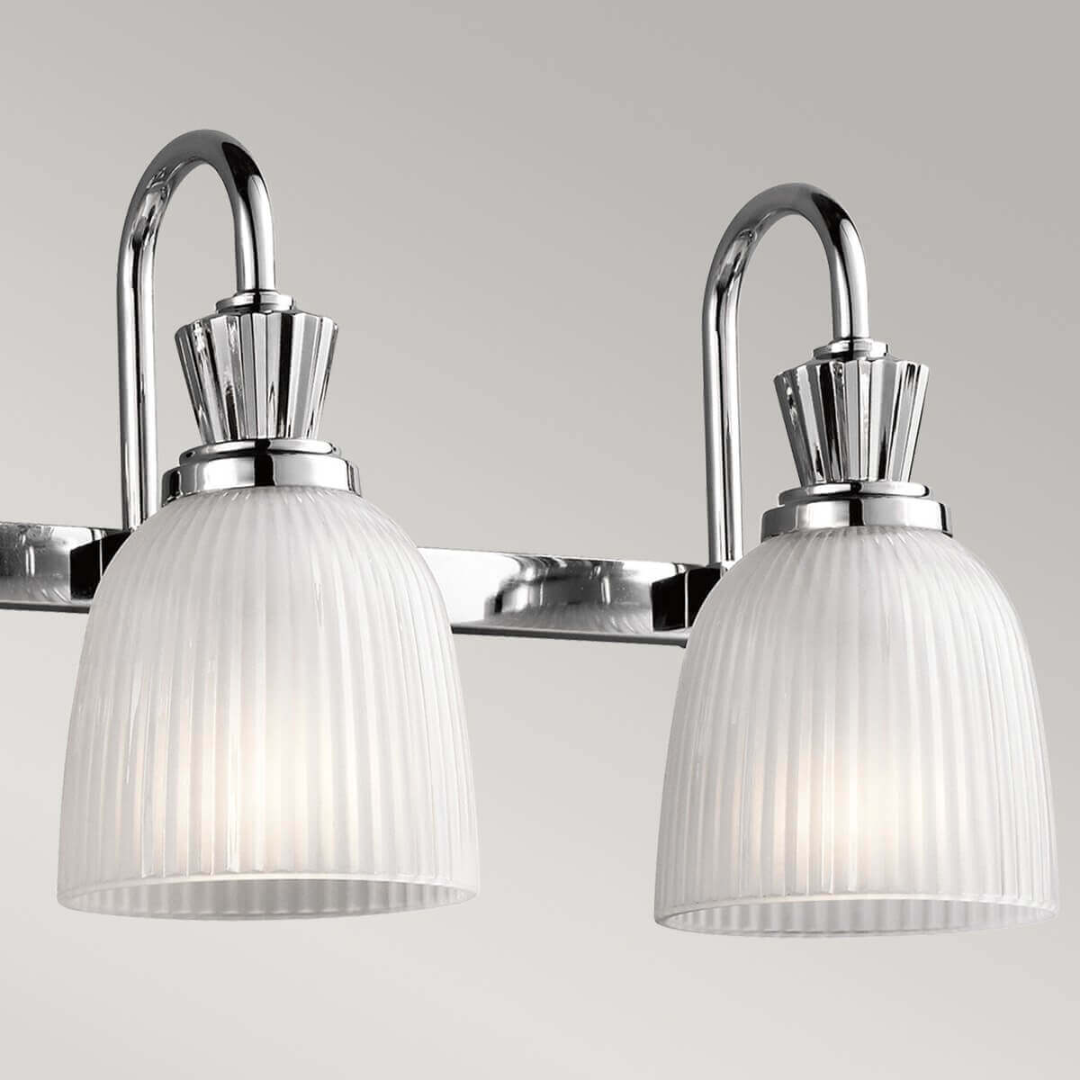 KICHLER LED-Wandleuchte Cora Badleuchte Wandleuchte Leuchte fürs Bad 4-fl chrom - 5024005295716