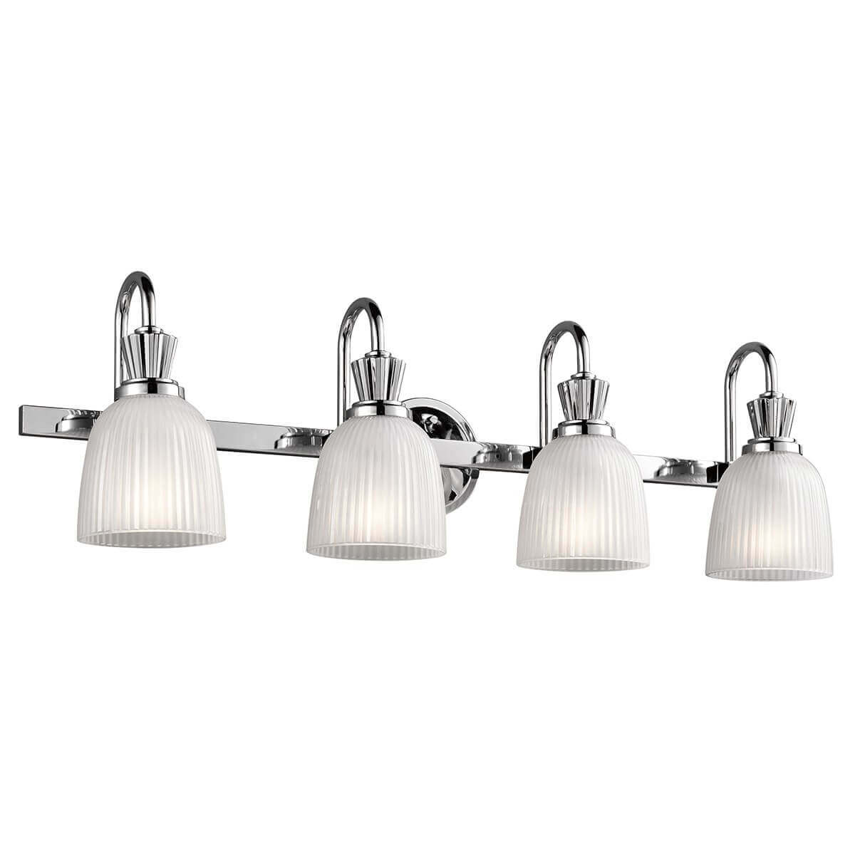KICHLER LED-Wandleuchte Cora Badleuchte Wandleuchte Leuchte fürs Bad 4-fl chrom - 5024005295716
