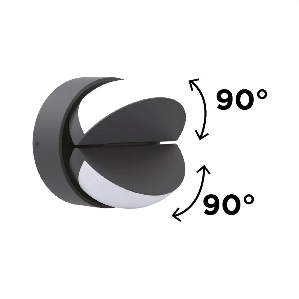 B-Ware Led Wandleuchte Eklips Wandlampe Leuchte Led Zweiflammig Modern Wohnzimmer - 6939412049939