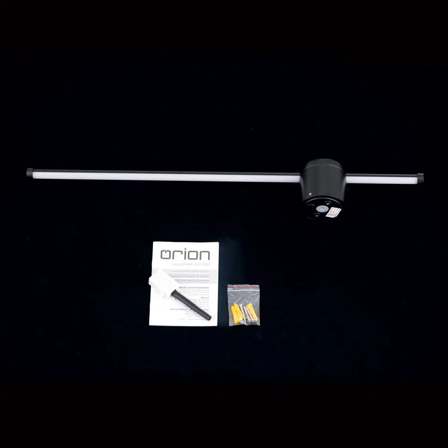 B-Ware Orion Wandleuchte Wandlampe Led Ferdinand Ip54 Schwarz 65 Cm Lampe Leuchte 12 W - 9003090275717