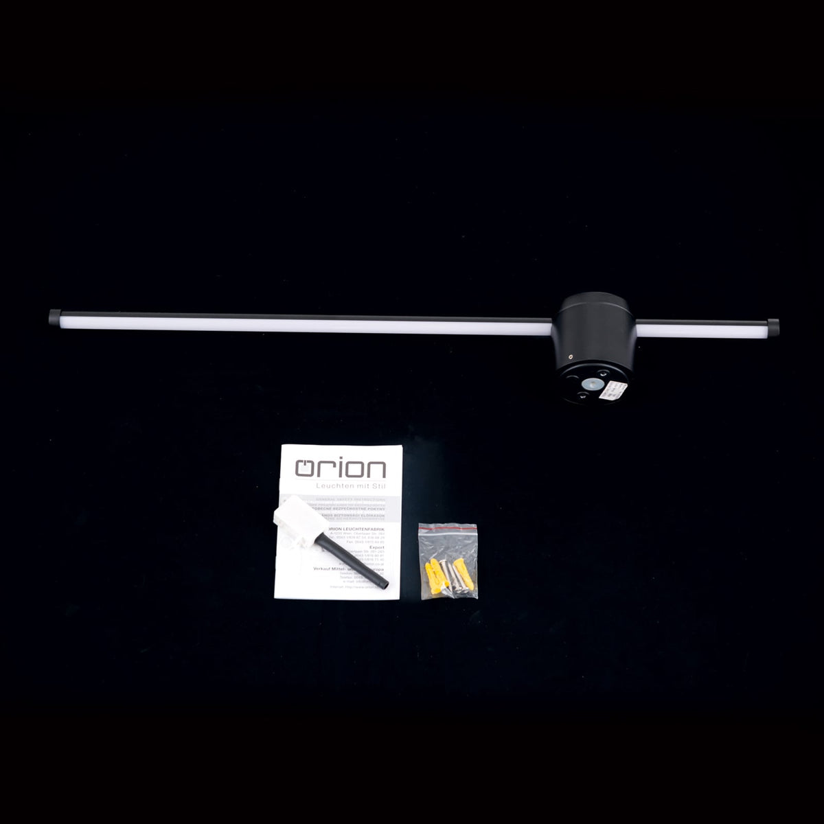 Orion Wandleuchte Wandlampe LED Ferdinand IP54 schwarz 65 cm Lampe Leuchte 12 W - 9003090275717