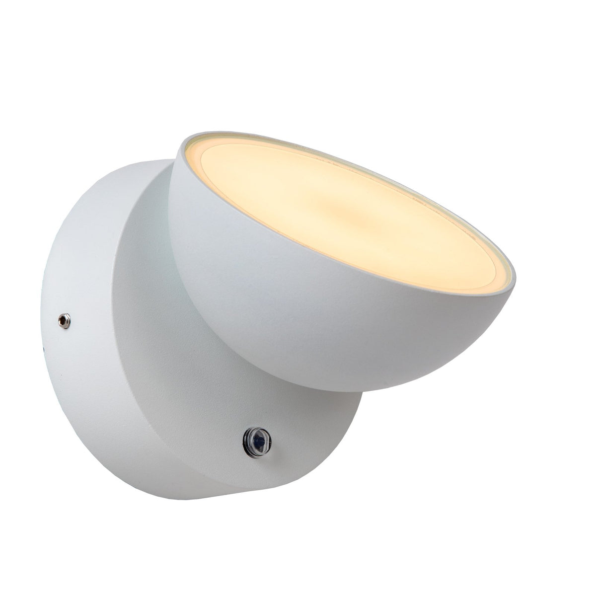 Lucide Wandleuchte Wandlampe LED Finn Außenleuchte Metall weiß IP54 Sensor Tag N - 5411212221629
