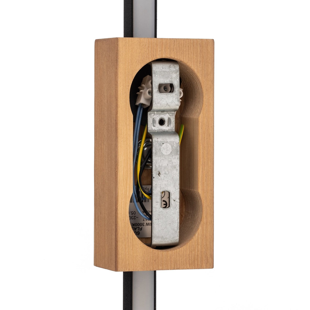 TK Lighting Wandleuchte Wandlampe LED Flash schwarz kiefer Leuchte Leuchtmittel - 5901780560195