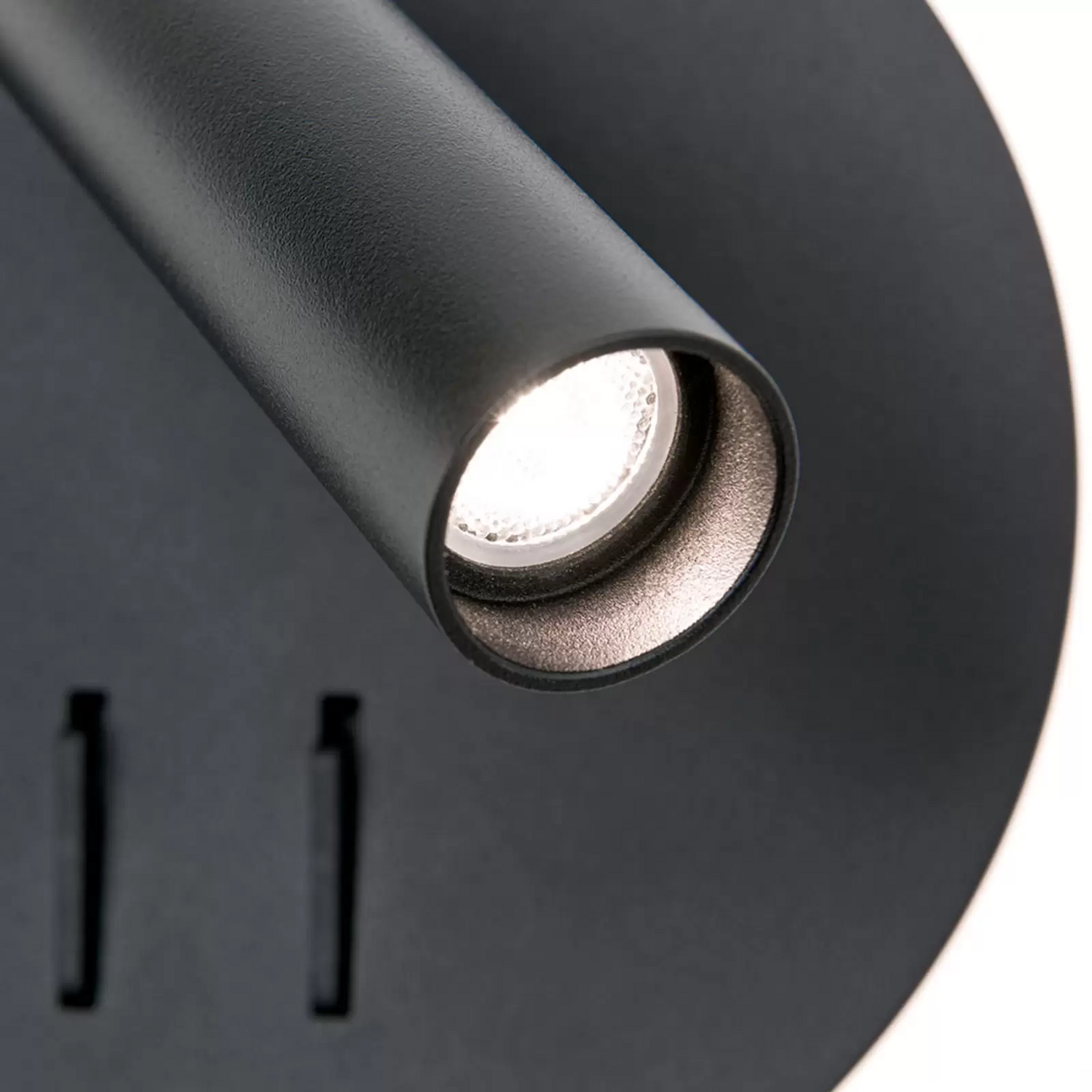 B-Ware Led Wandleuchte Lenny Mit 2 Lichtquellen Schwarz Wandlampe Lampe Leuchte Spot - 9003090271320