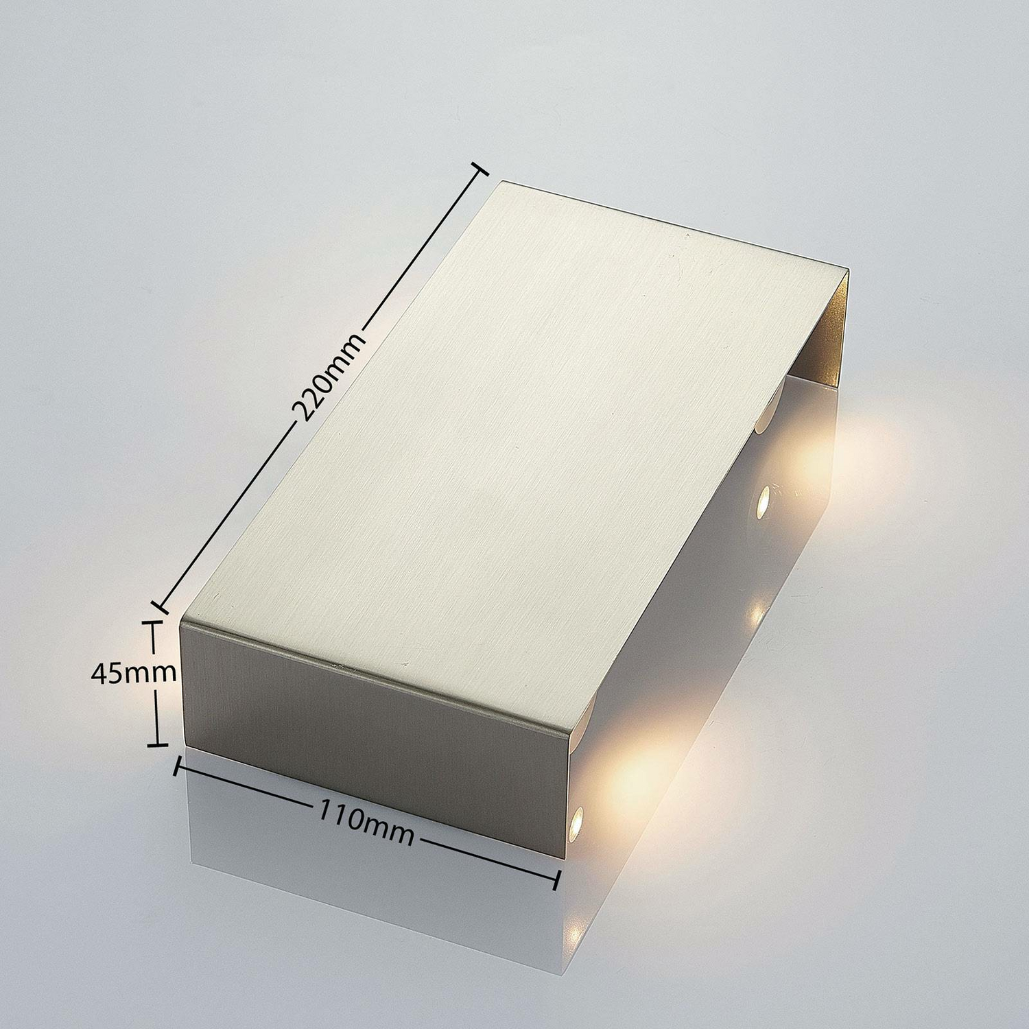 B-Ware Lindby Led Wandleuchte Manon Wandleuchte Lampe Leuchte Nickel Satiniert 22 Cm330 - 4251096550825