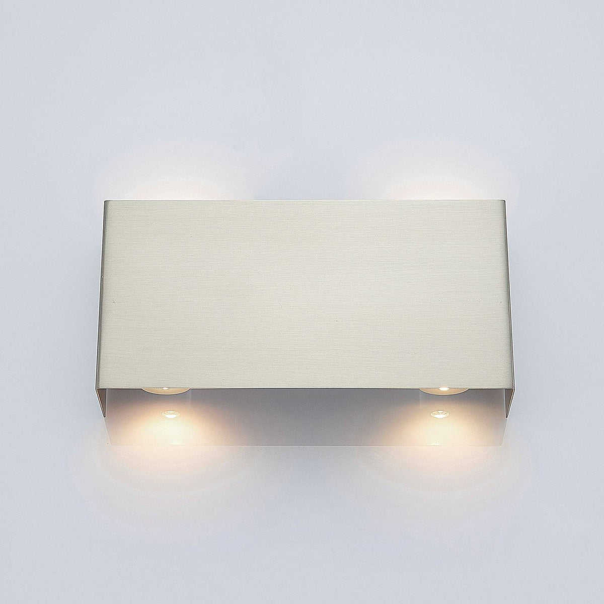 Lindby LED-Wandleuchte Manon Wandleuchte Lampe Leuchte nickel satiniert 22 cm330 - 4251096550825