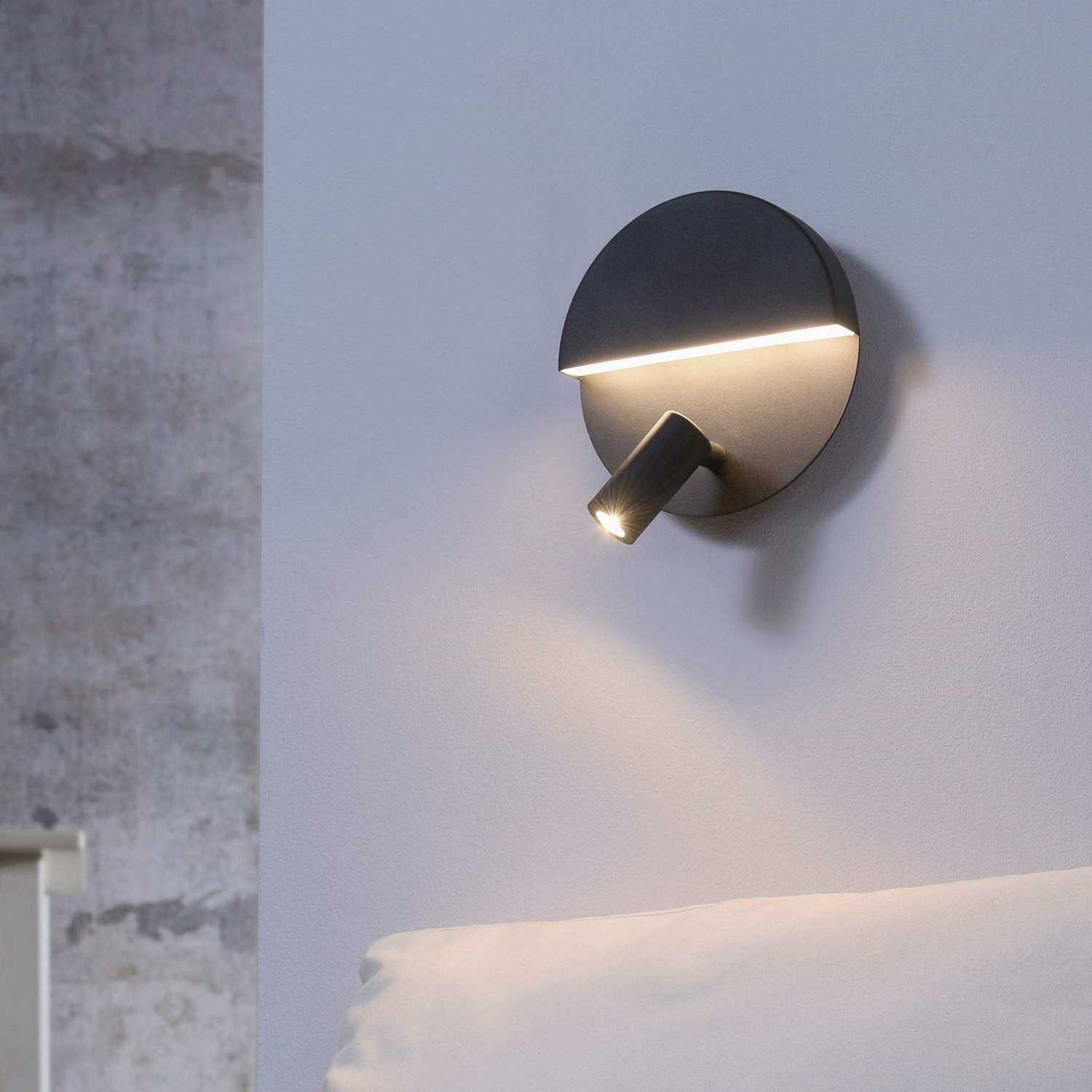 B-Ware Trio Lighting Led Wandleuchte Wandleuchte Lampe Mario Mit Schwenkbarem Spot - 4017807387032