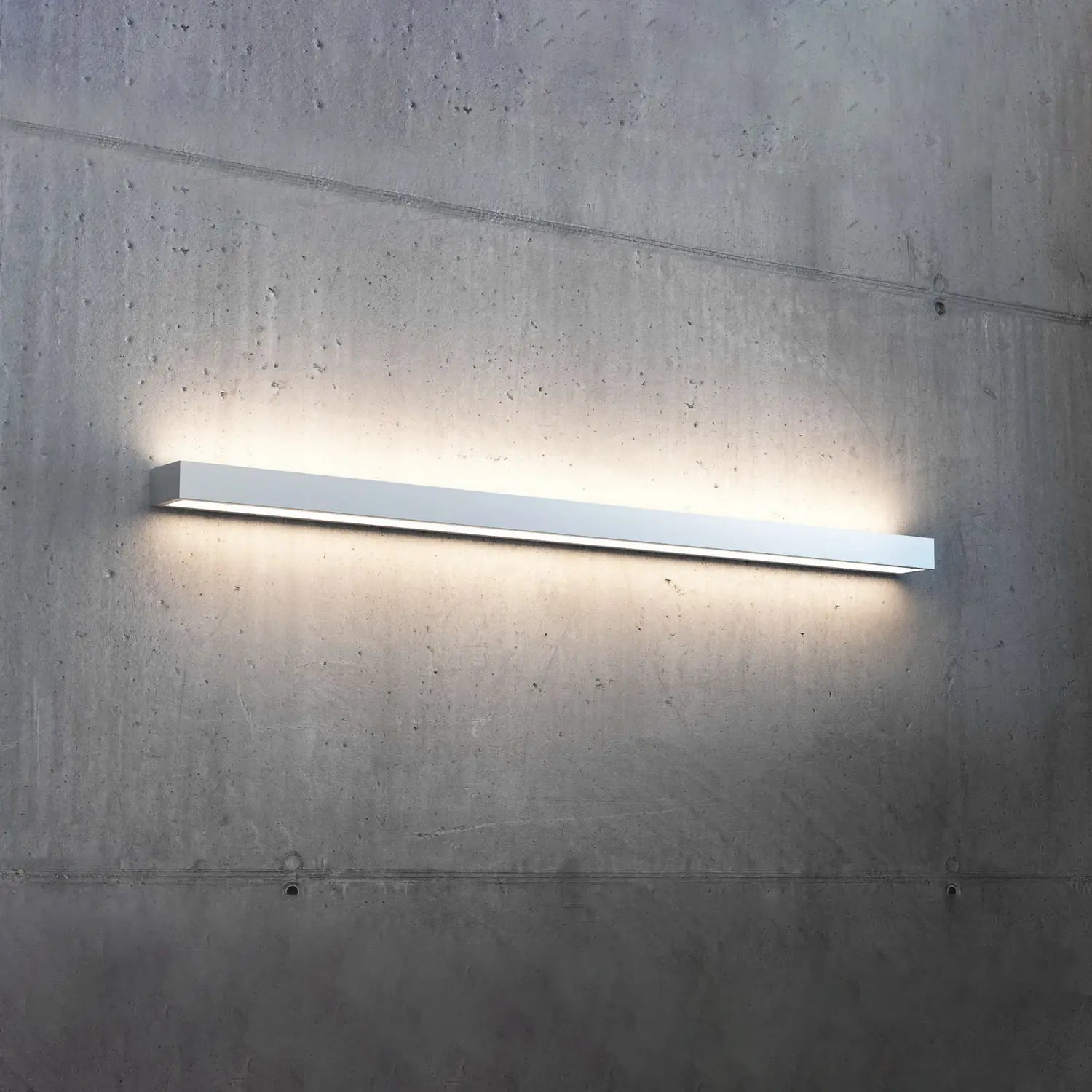B-Ware Wandleuchte Mera Wandlampe Led Aluminium Weiß Stahl Kunststoff 120 Cm 3000 K - 5903148515250