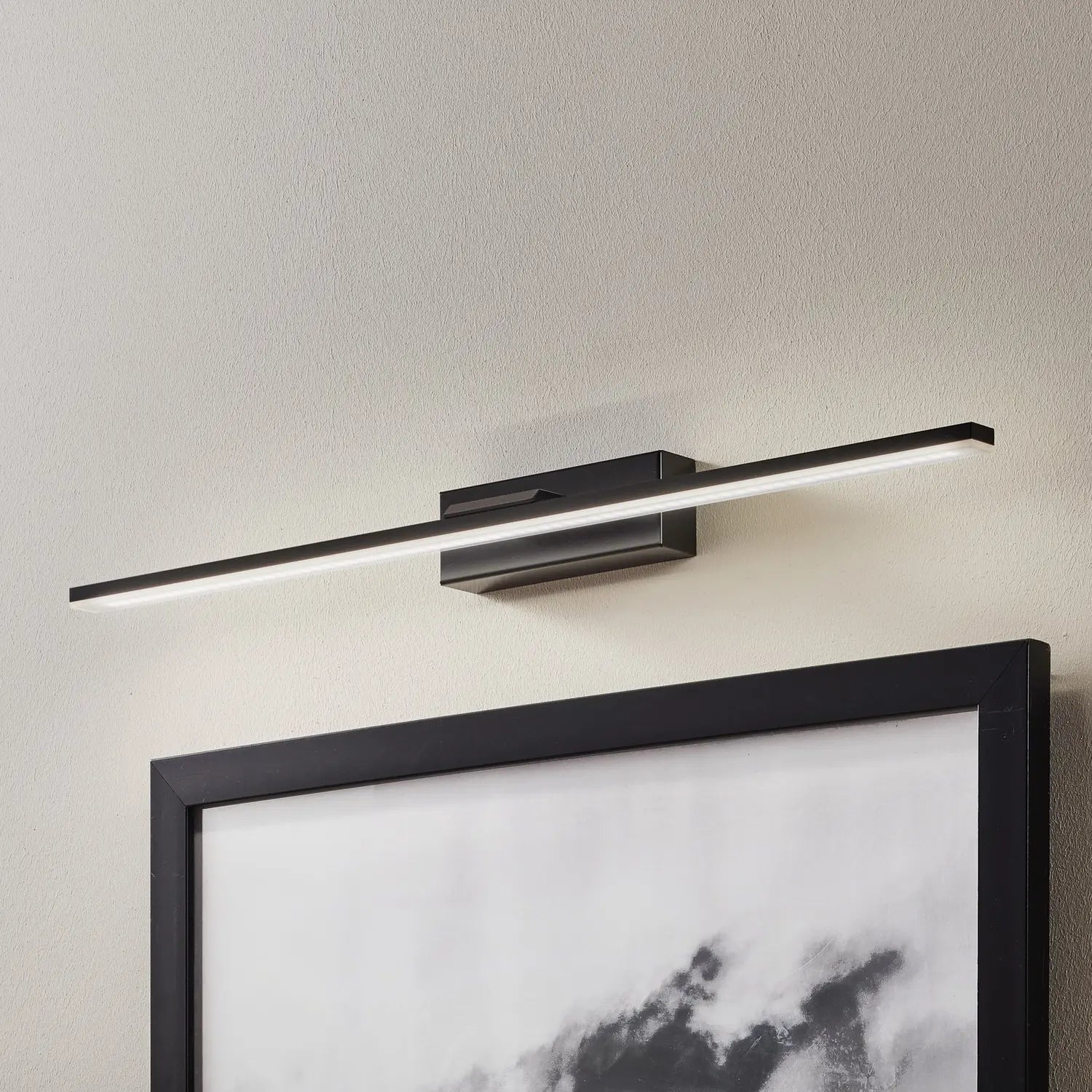 B-Ware Euluna Wandleuchte Spiegelbeleuchtung Led Lampe Miroir Schwarz Universalweiß 60  - 5903148515007