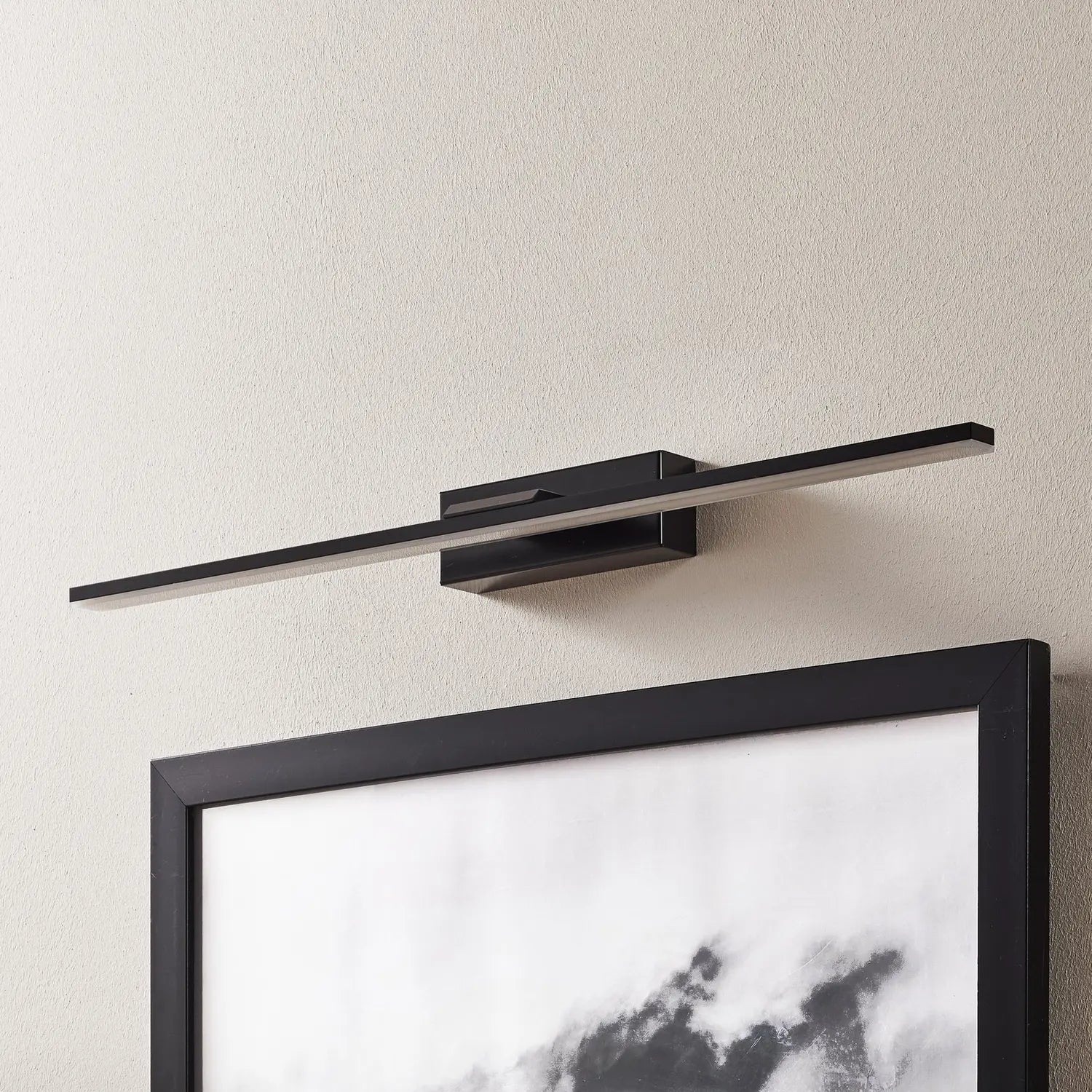 B-Ware Euluna Wandleuchte Spiegelbeleuchtung Led Lampe Miroir Schwarz Universalweiß 60  - 5903148515007