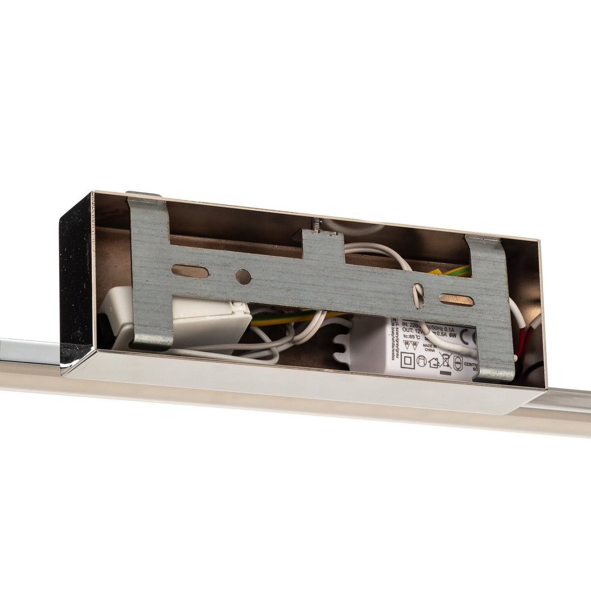 MCJ Miroir LED Wandleuchte Spiegelleuchte Badezimmerleuchte chrom 60 cm 3000K - 5903148515014