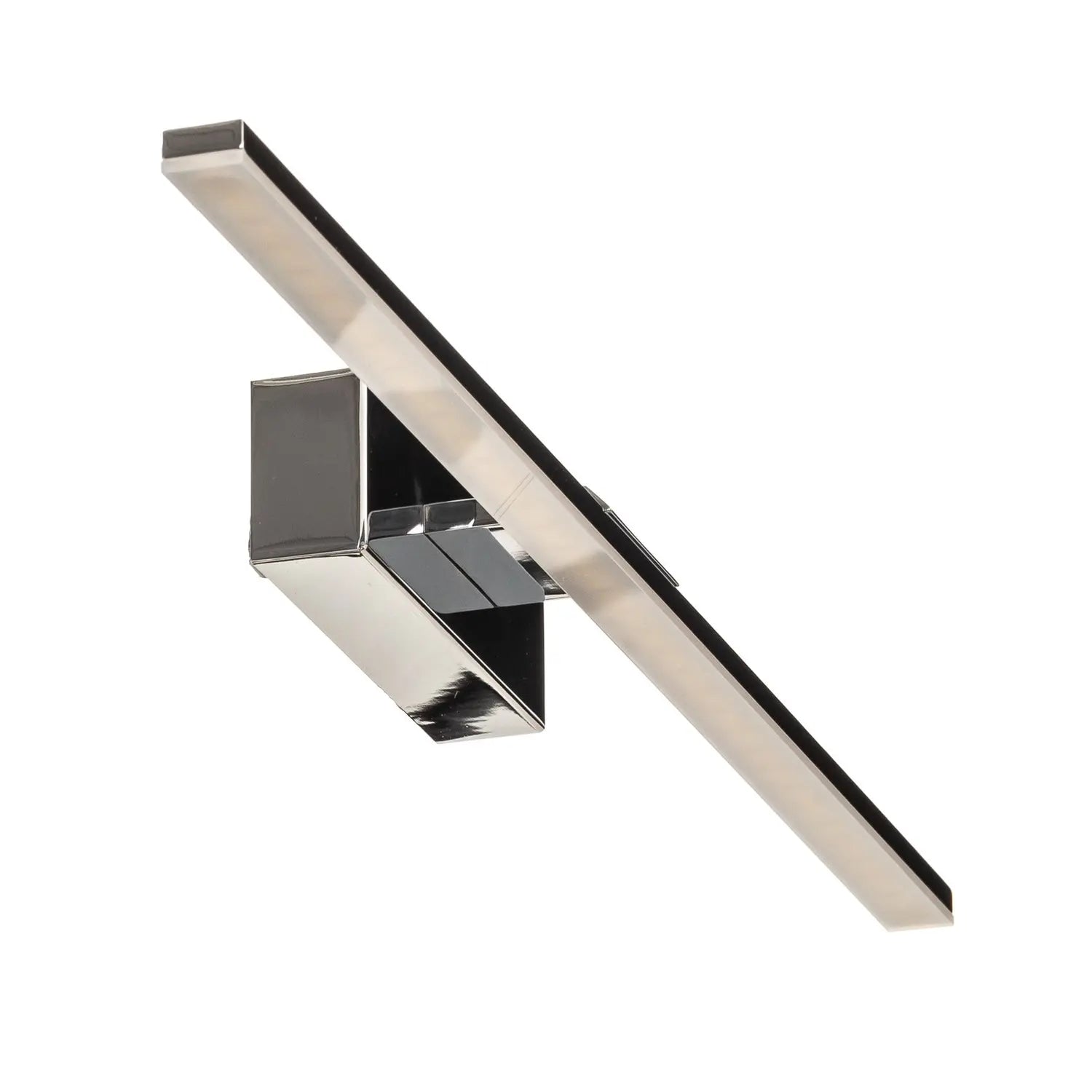 B-Ware Mcj Miroir Led Wandleuchte Spiegelleuchte Badezimmerleuchte Chrom 60 Cm 3000 K - 5903148515014