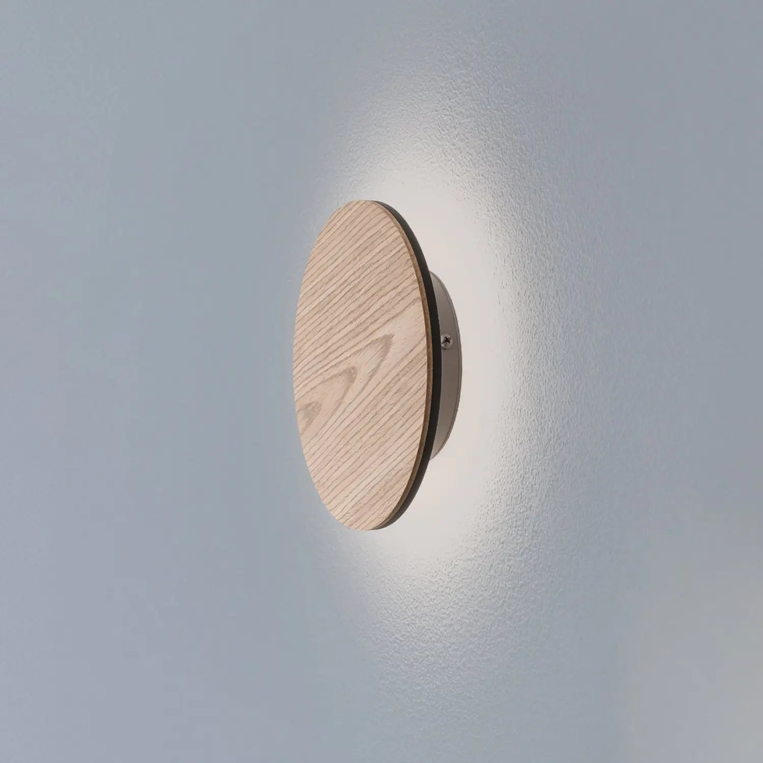 B-Ware Wandleuchte Orios Wandlampe Led Holz Rund Indirekte Lichtabgabe Blende - 5902553237832