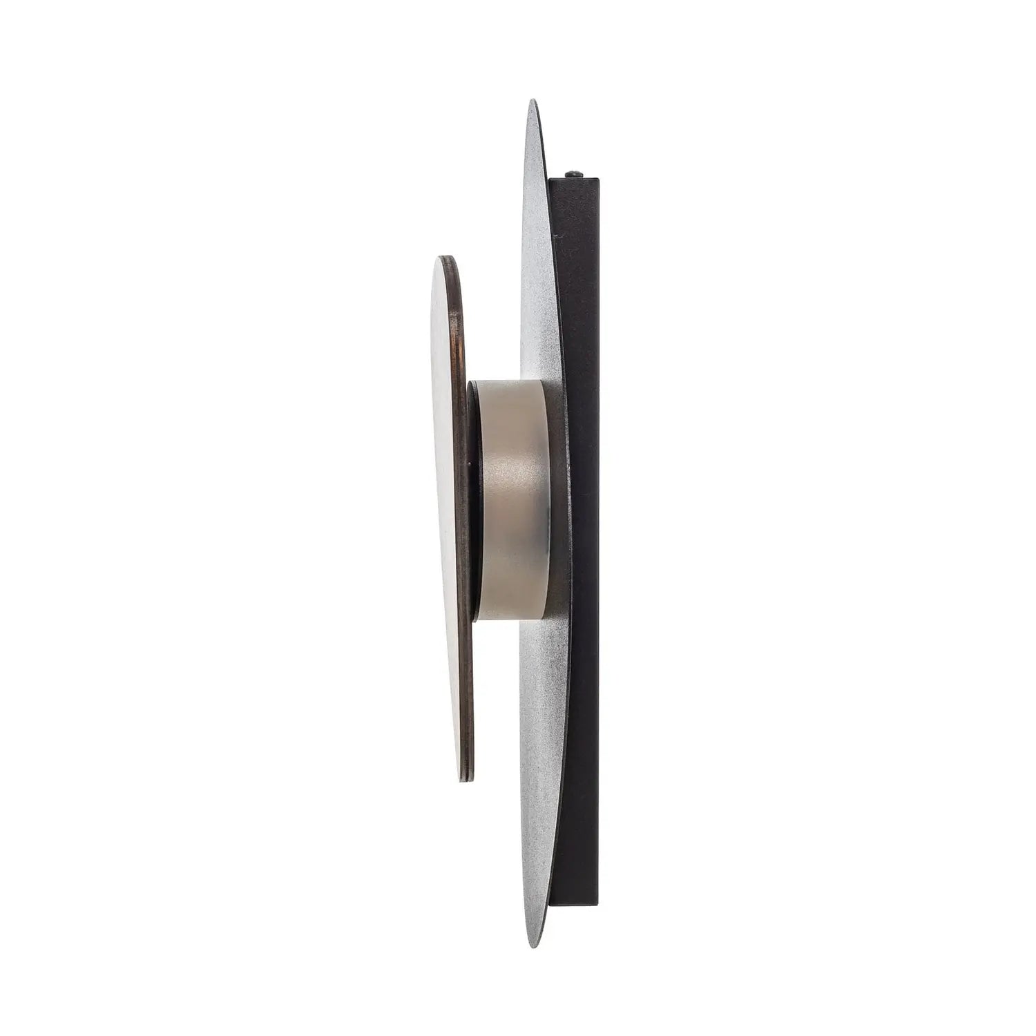 B-Ware Wandleuchte Wandlampe Pedra Led Schwarz Holz Stahl Wohnraum Beleuchtung Lampe - 5905143289822