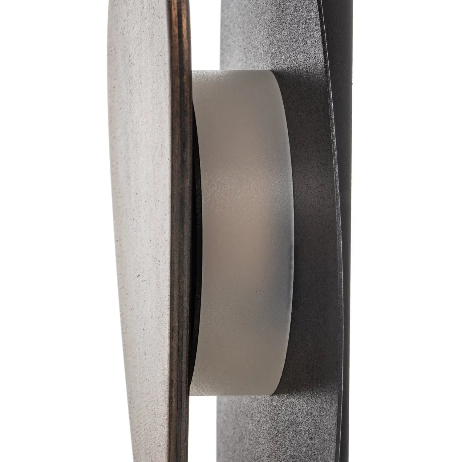 B-Ware Wandleuchte Wandlampe Pedra Led Schwarz Holz Stahl Wohnraum Beleuchtung Lampe - 5905143289822