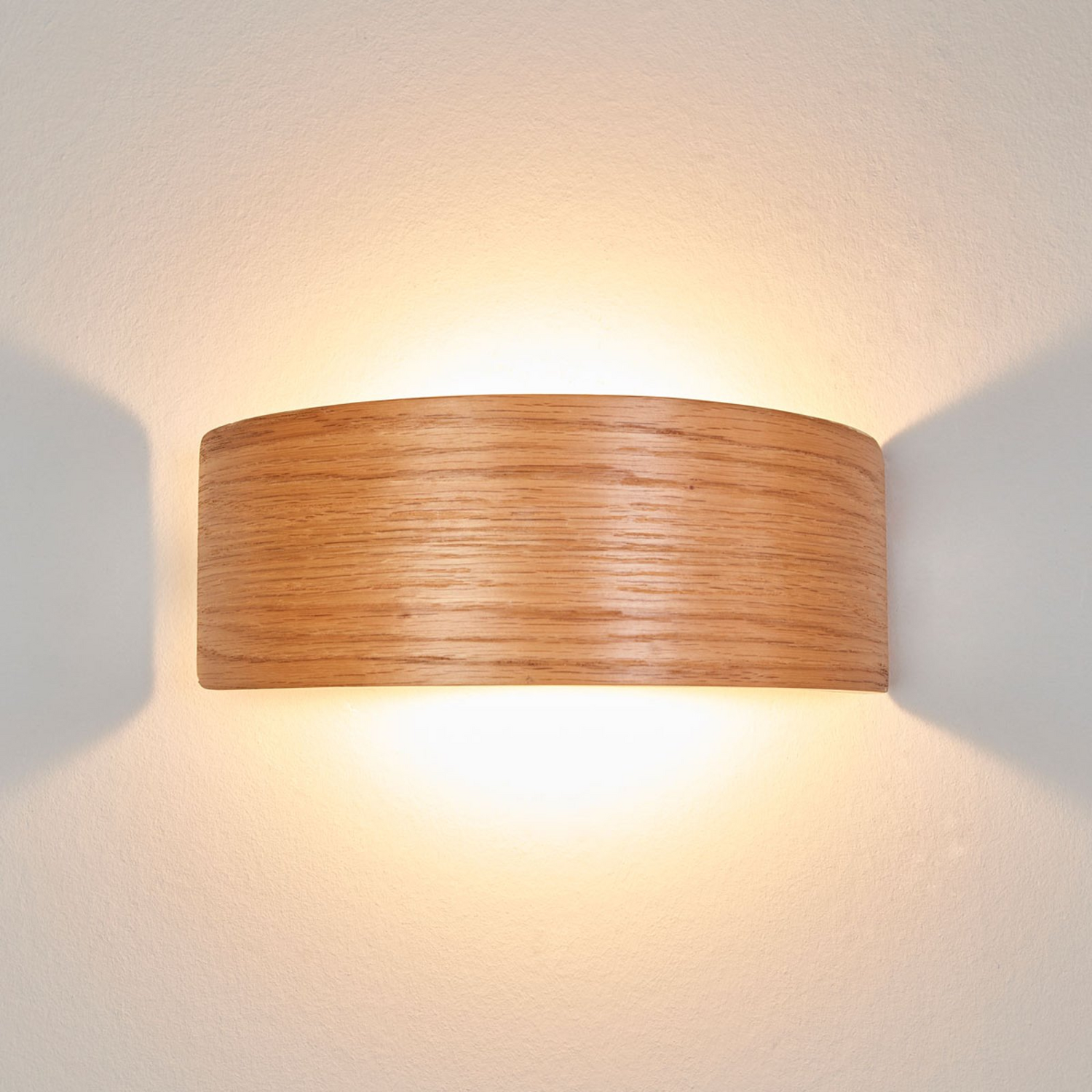 B-Ware Lindby Led Wandleuchte Rafailia Wandlampe Leuchte 23 Cm Holz Warmweiß 2 Stück - 4251096533415